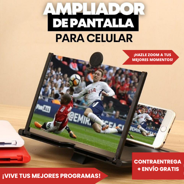 2 x 1 Amplificador de pantalla tipo lupa para celular + ENVÌO GRATIS