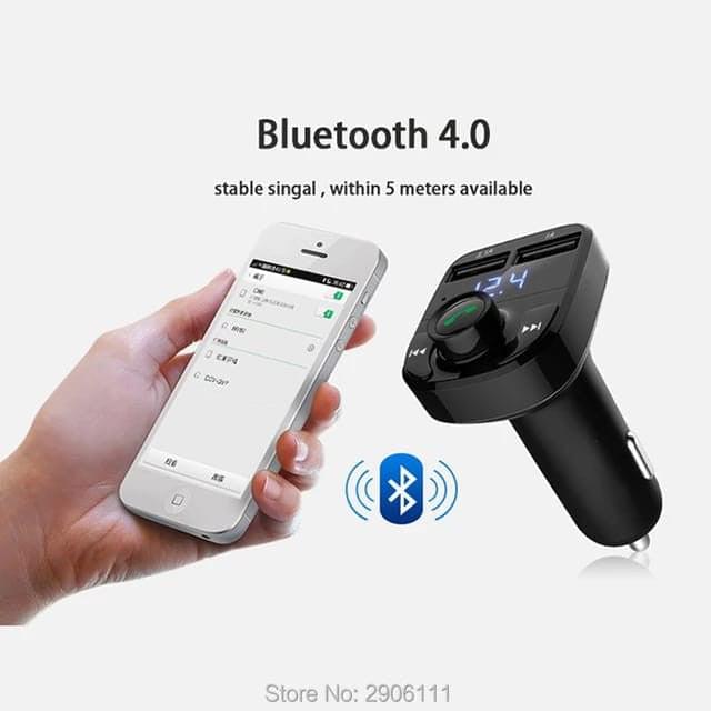 Transmisor Para Carro Bluetooth Fm Usb Llamadas