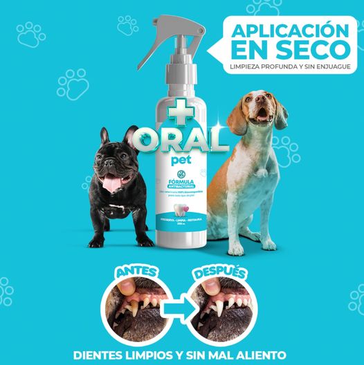 Oral Pet: Spray Bucal Antibacterial para Perros