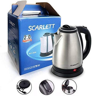 Hervidor eléctrico de 2 litros para agua caliente, té, café, leche, arroz y otros accesorios