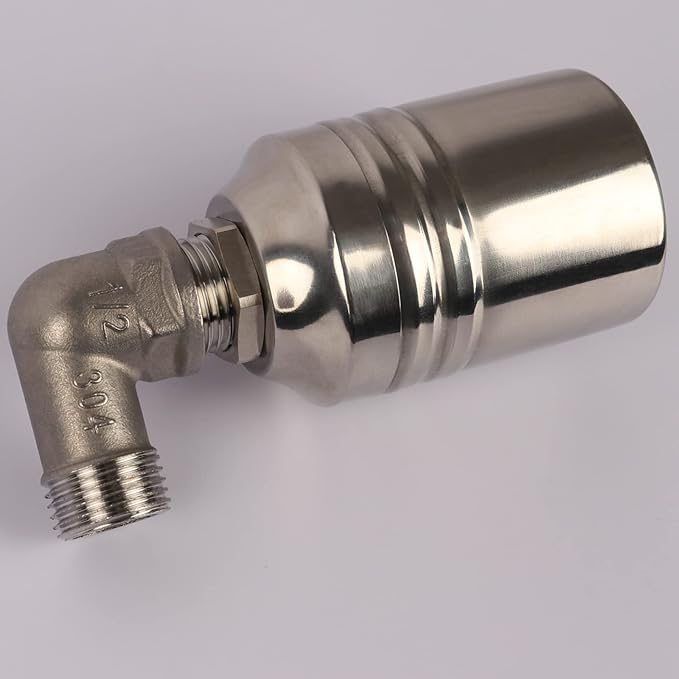 Válvula de flotador automática para control de nivel de agua