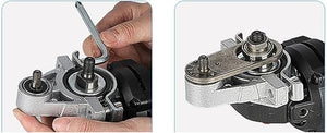 Cabezal de Conversión para Amoladora Angular | Kit Adaptador Universal de Acero de Alto Carbono con Llave – Ideal para Pulido y Carpintería