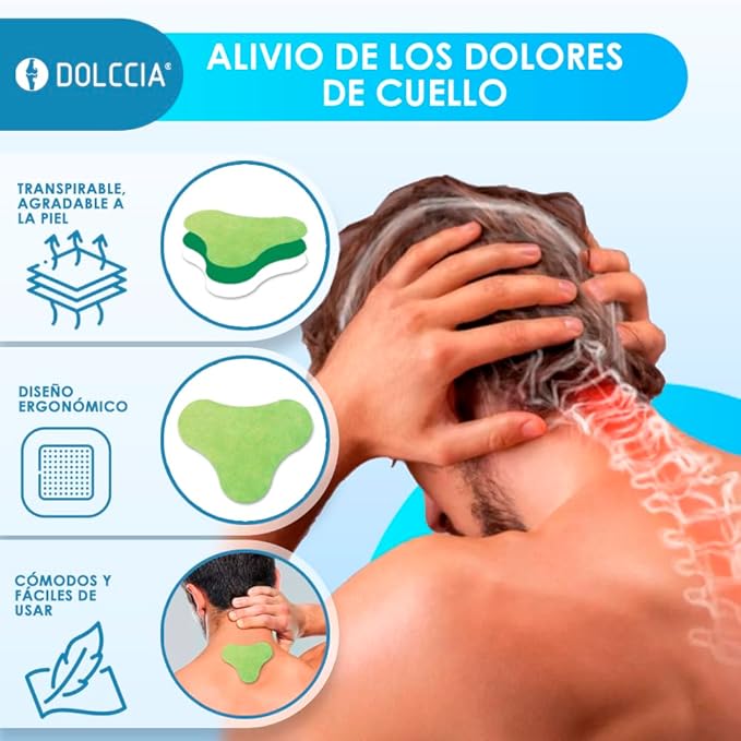 Dolccia – Parches naturales para aliviar el dolor de cuello