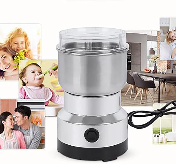 Molino Eléctrico de Granos 350 ml | Para Semillas, Especias, Café y Nueces
