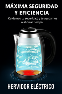 Hervidor eléctrico de 2 litros para agua caliente, té, café, leche, arroz y otros accesorios