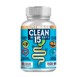 Clean15 Limpieza Completa Estomacal en 15 días - SuperHuman + Envio Gratis